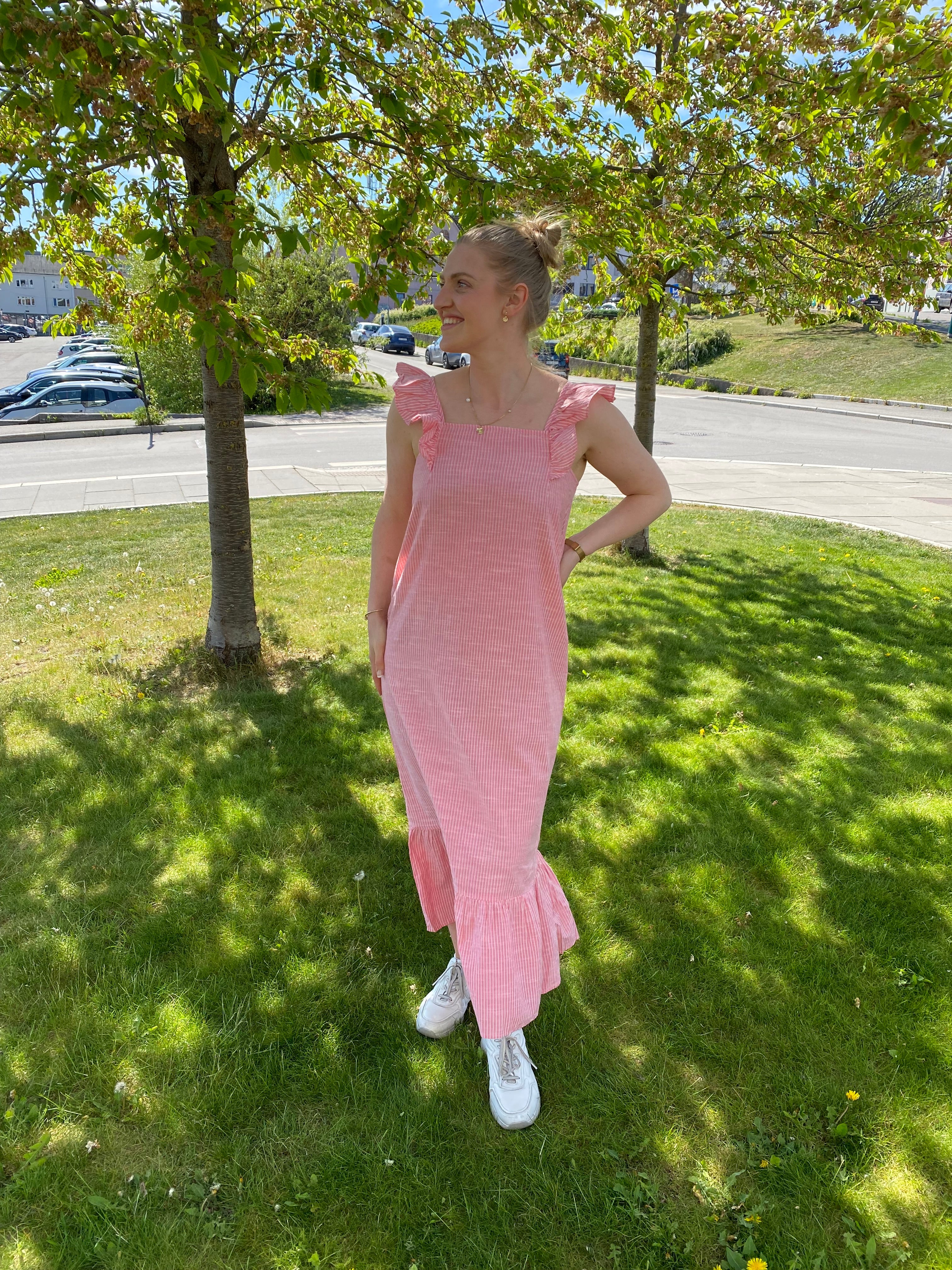 PCAPIA Long Dress - Pink Lemonade